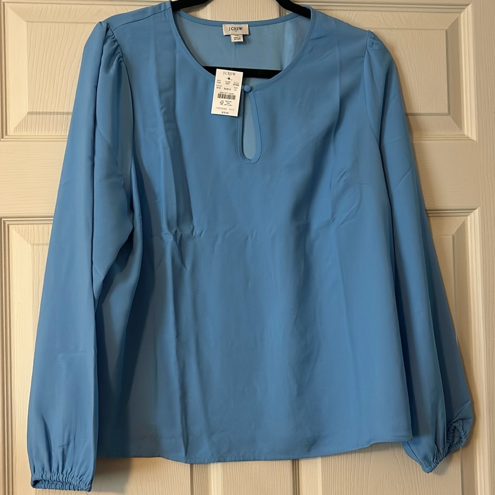 Keyhole Jcrew Blouse